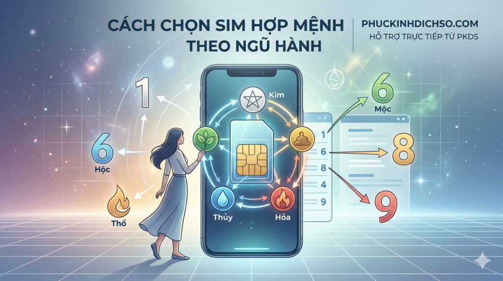 Cách chọn sim hợp mệnh theo ngũ hành