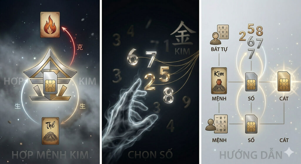 Cách chọn số điện thoại hợp mệnh Kim