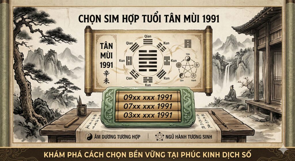 Cách chọn số điện thoại hợp tuổi 1991