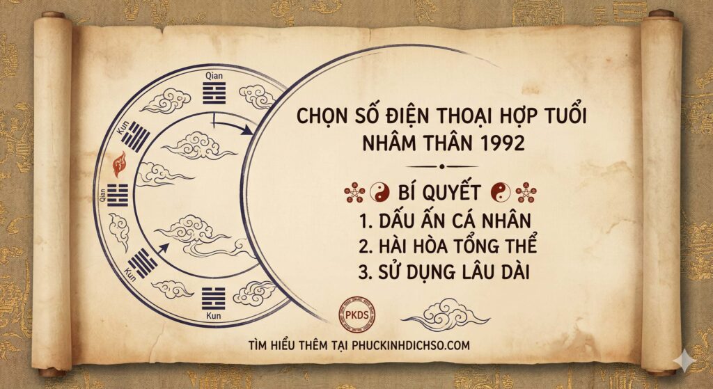Cách chọn số điện thoại hợp tuổi 1992
