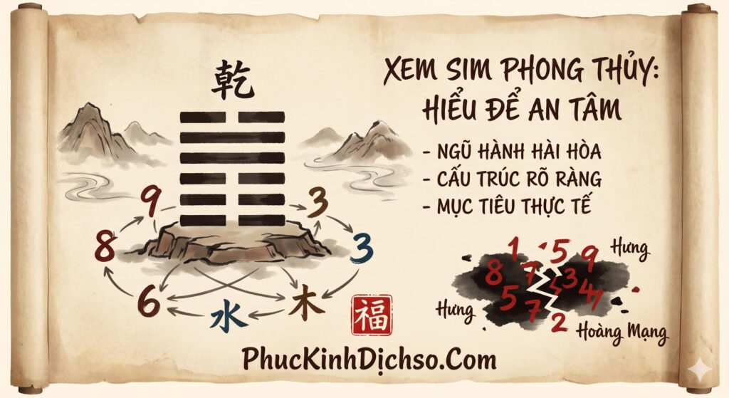 Cách xem số điện thoại phong thủy dễ hiểu