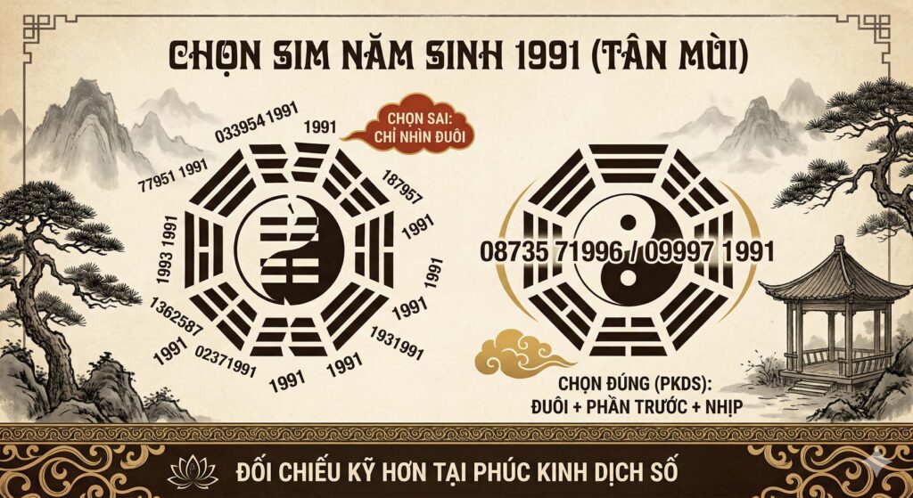 Hướng dẫn sim năm sinh 1991 dễ hiểu