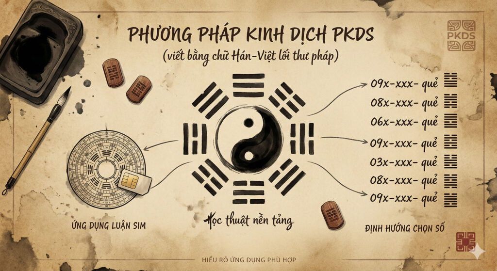 Phương pháp Kinh Dịch tại PKDS và các hướng ứng dụng trong luận sim