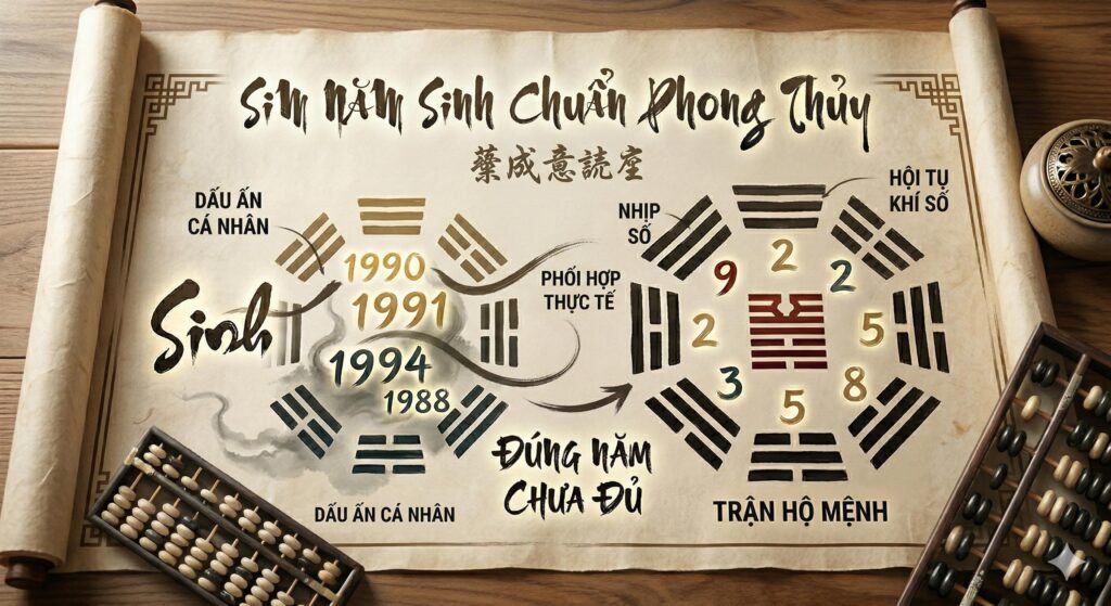Sim năm sinh chuẩn phong thủy
