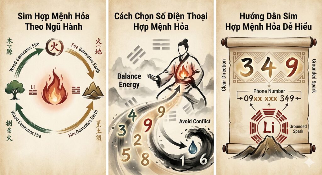 Tổng hợp hướng dẫn sim hợp mệnh Hỏa dễ hiểu