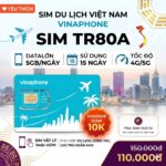 Sim du lịch Vinaphone TR80A 5GB/ngày dùng 15 ngày - ảnh 1