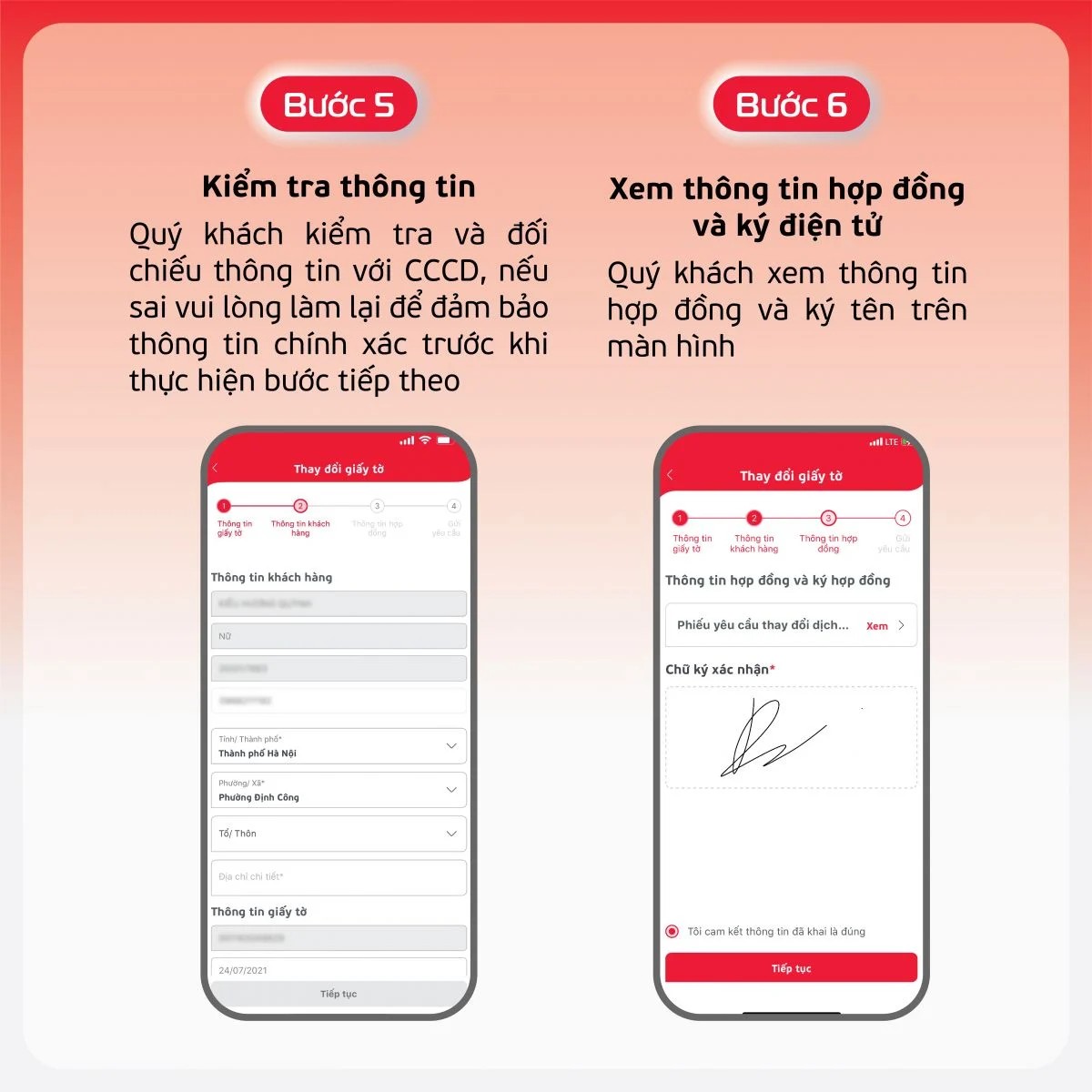 Kiểm tra thông tin hợp đồng và ký điện tử trên MyViettel